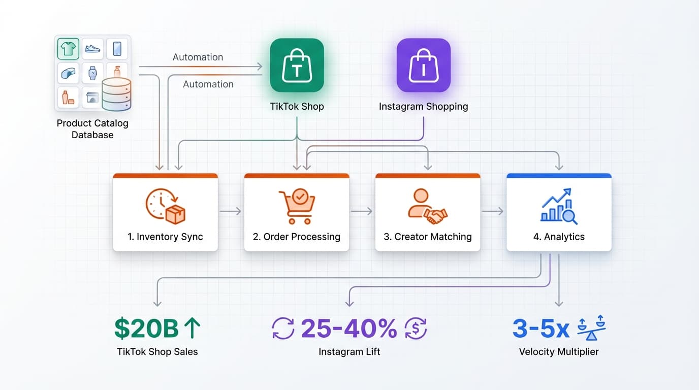 TikTok Shop Instagram Shopping Automation 2026