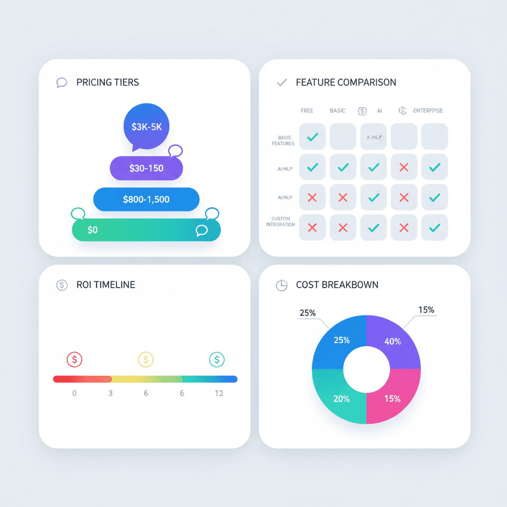 AI Chatbot Pricing for Small Business 2025: Complete Cost Breakdown ($0-$5K/Month)