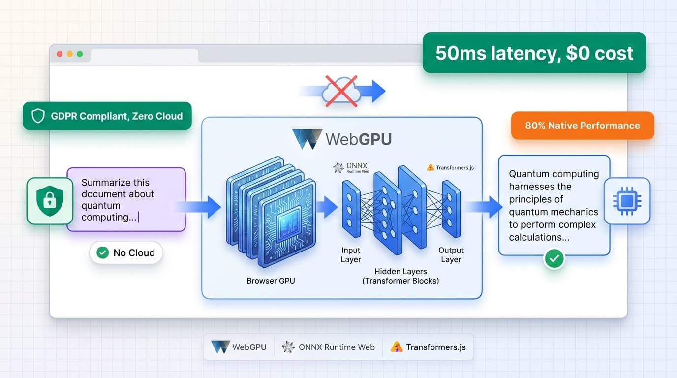 Privacy-First Browser AI WebGPU LLM Inference Without Cloud 2026
