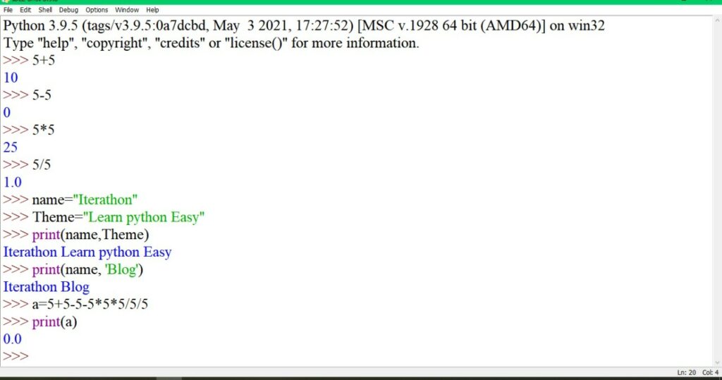 Explain Different Working Modes Of Python