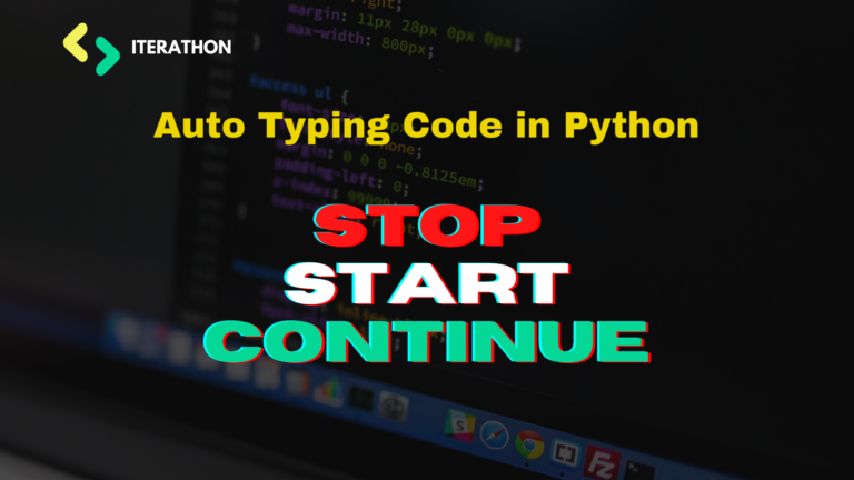 Auto Typing Code in Python | just 2 lines